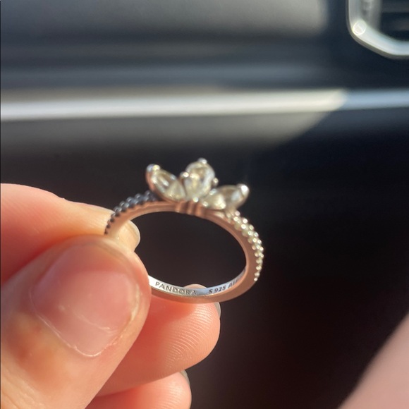 Pandora Silver Marquise Ring Trio - Picture 5 of 5